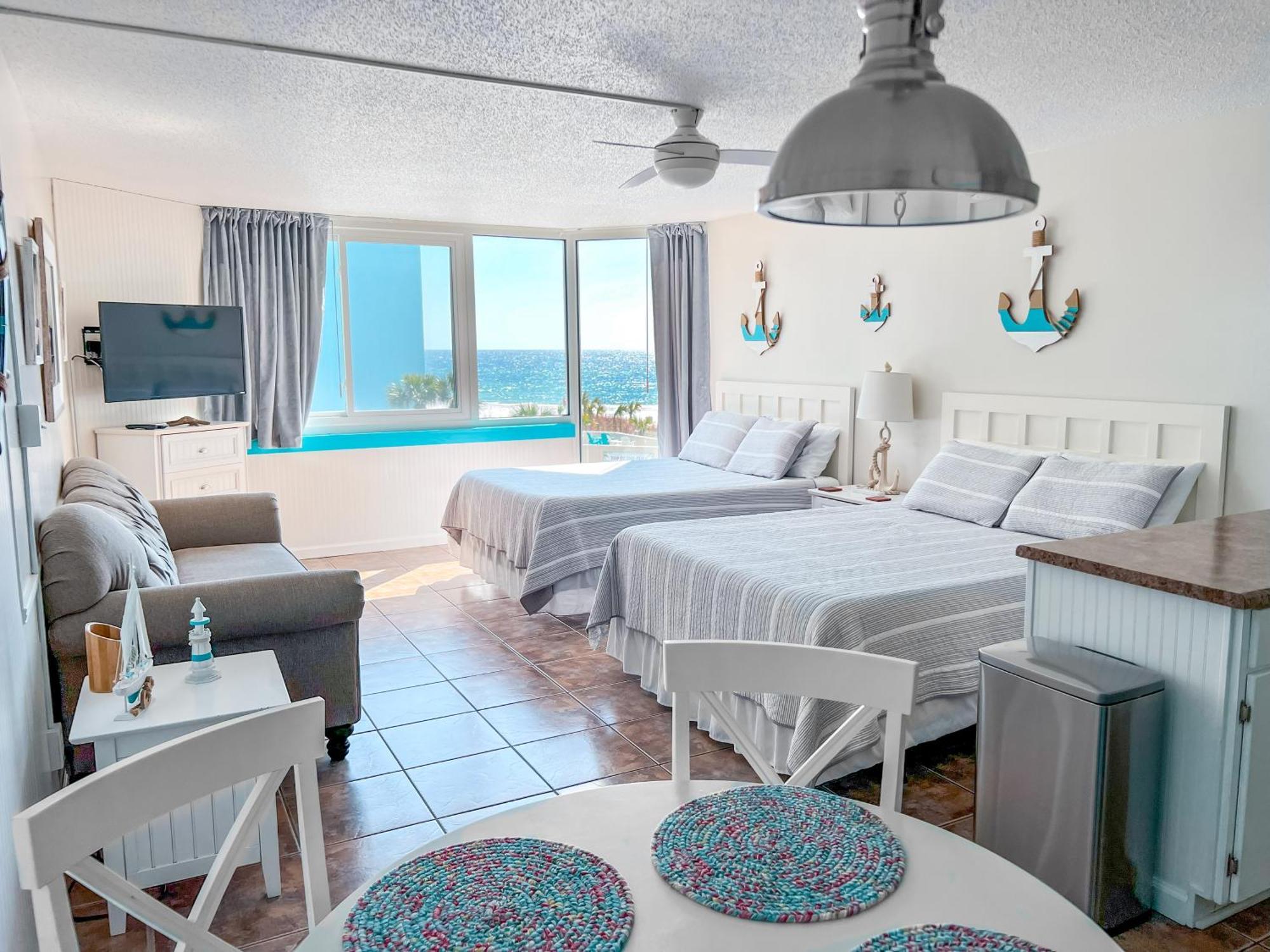 Beachfront Studio - Perfect Location - Free Beach Chairs Panama City Beach Dış mekan fotoğraf